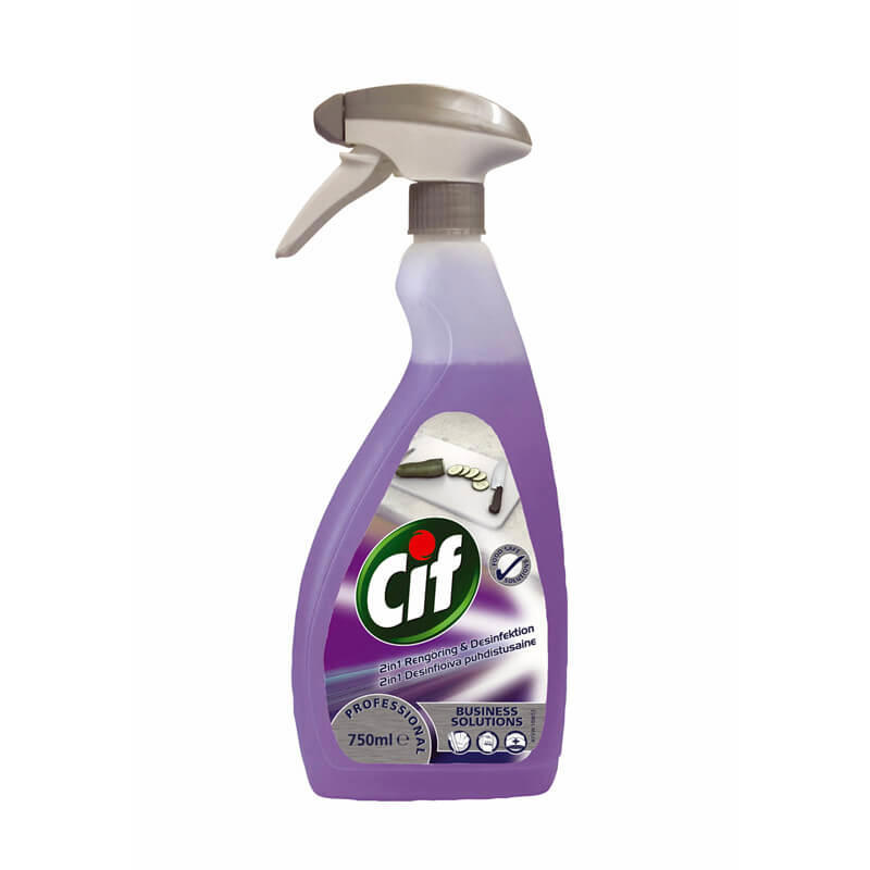 Rengøring - desinfektion Cif  2i1 spray 750ml