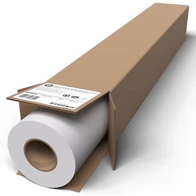 Plotterpapir HP 36" bright white 914mmx91.4m 90g. HPC6810A