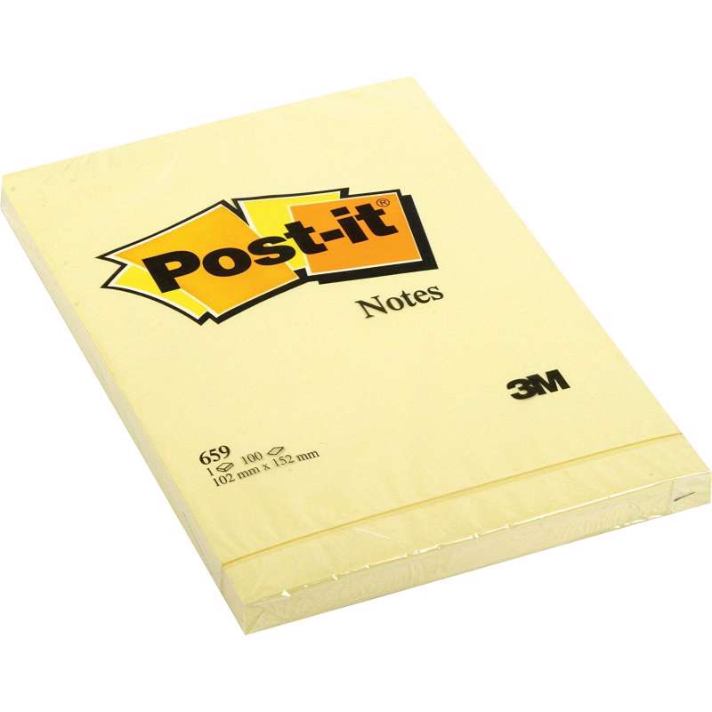 Blok Post-it Notes 659 102x152 mm 6blk/pk.