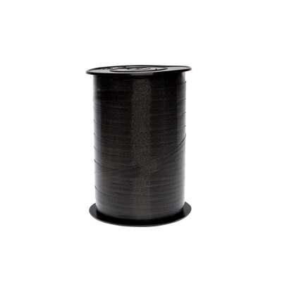 Gavebånd glat sort 10mmx250m nr. 23