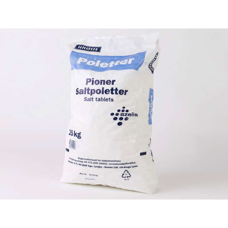 Salttabletter t/opvaskemaskine børstet 25kg