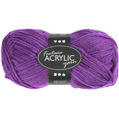 Akrylgarn Fantasia Creas 80m 50g lilla