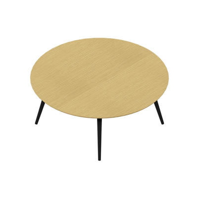 Konferencebord Dencon XL 1909 Ø180 HPL eg/sort