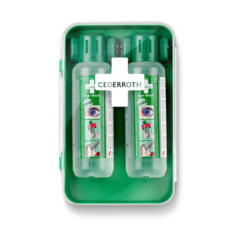 Førstehjælps øjenskylleskab Cederroth