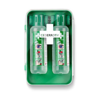 Førstehjælps øjenskylleskab Cederroth