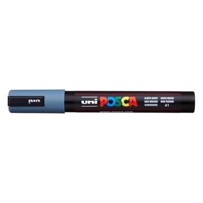 Marker Uni Posca PC-5M, slate grey 1560801