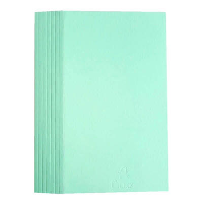 Mappe DKF nr. 103/8 A4 m/1 klap 8 riller 800932, grøn