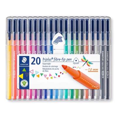 Marker Staedtler triplus ass. 323 SB20 20stk/pk
