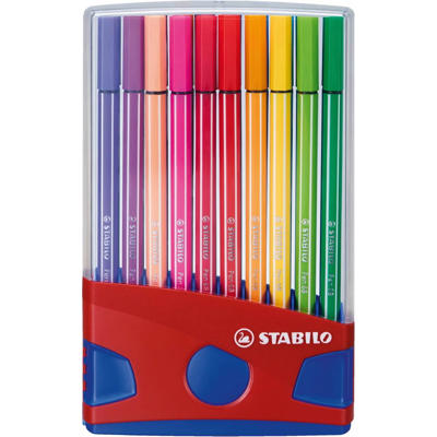 Stabilo Fiberpen 68 Color Parade m/20 stk.ass.
