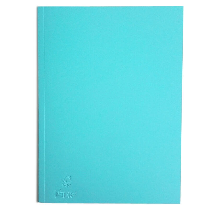 Mappe DKF nr. 300 A4 u/klap 801603, blå