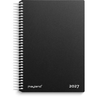 Dagkalender 2027 Mayland sort PP-plast