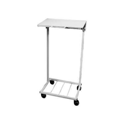 Affaldsstativ m/låg 100L 4 hjul hvid