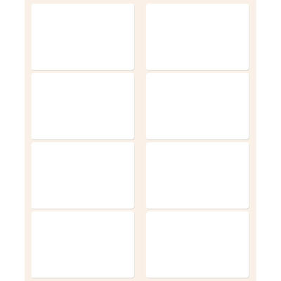 Etiket Avery hvid 54x35mm 3337 224stk/pak