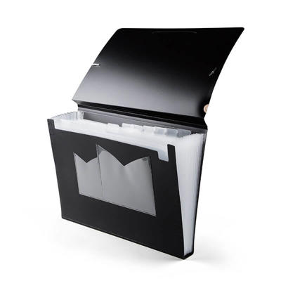 Arkivmappe BNT A4 sort 13-rum