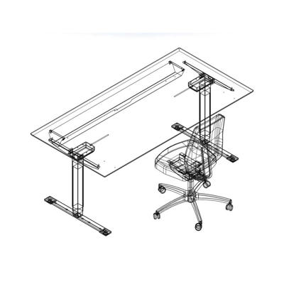 Hæve-sænkebord Dencon X1798 1800x900 mm