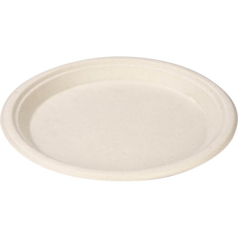 Engangstallerken komposterbar Gastro-Line Ø26cm50stk, natur