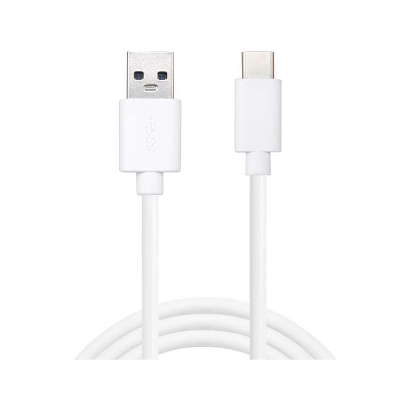 Adapter Sandberg USB-C 3.1 t/ USB-A 3.0 kabel hvid 1m