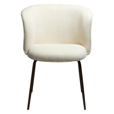 Stol Bliss Frosted almond boucle stof