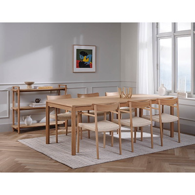 Konferencestol Xpo Sydney m/armlæn flet oak