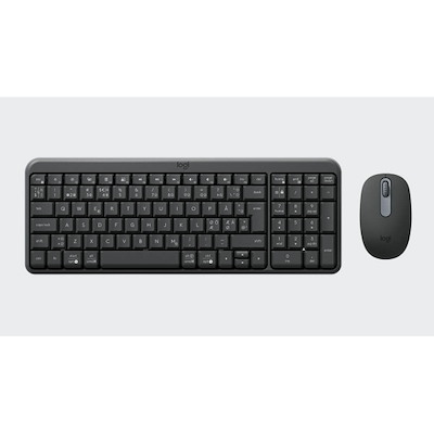 Tastatur + mus Logitech MK250 Wireless Bluetooth nordisk grå