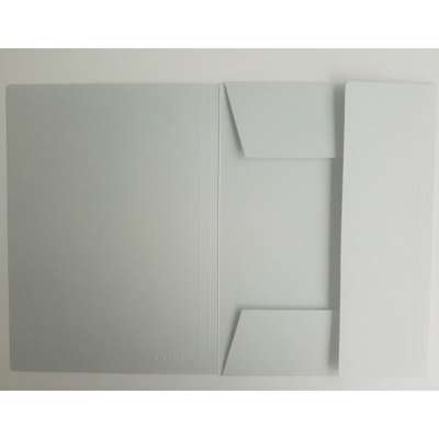 Mappe DKF nr. 125 A4 m/3 klap 801205, grå