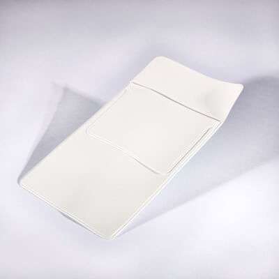 Lommebeskytter, hvid, t/6 stk.