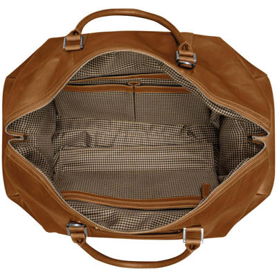 Weekender Bag Kastrup, læder tan/brun