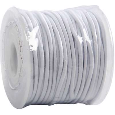 Elastiksnor Creas 2mm natur 180m