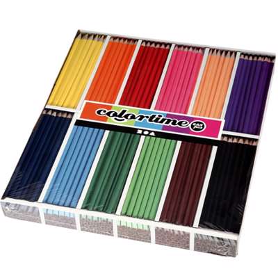 Farveblyant Creas Colortime 3mm 12x24 standardfarver