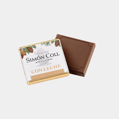 Chokolade Weibel Simón Coll lys 32% 5g /100 stk.