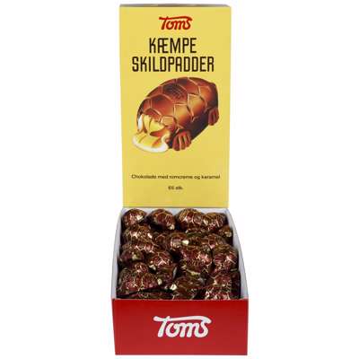 Kæmpeskildpadder Toms 65stk/pak