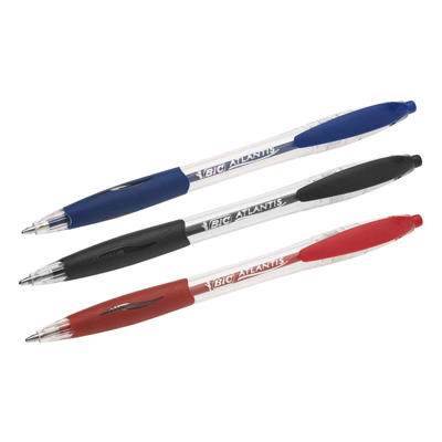 Kuglepen m/klik BIC Atlantis Refresh BP med.