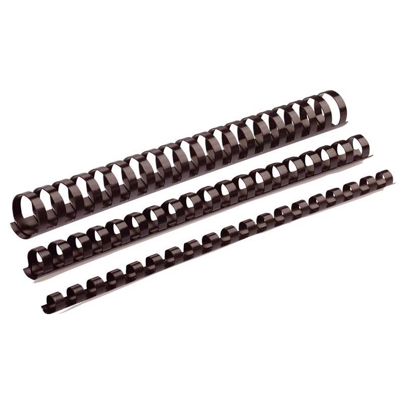 Spiralrygge Fellowes 14mm sort A4 100stk/pak