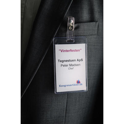 Navneskilte m/hul 90x60 højformat