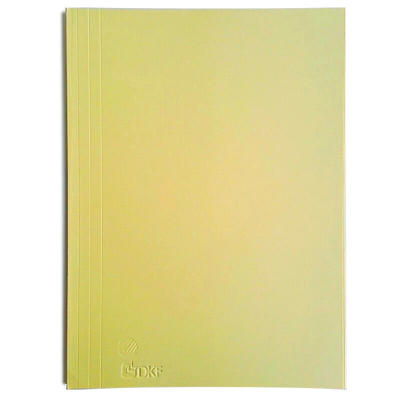 Mappe DKF nr. 103 A4 m/1 klap 801037, gul