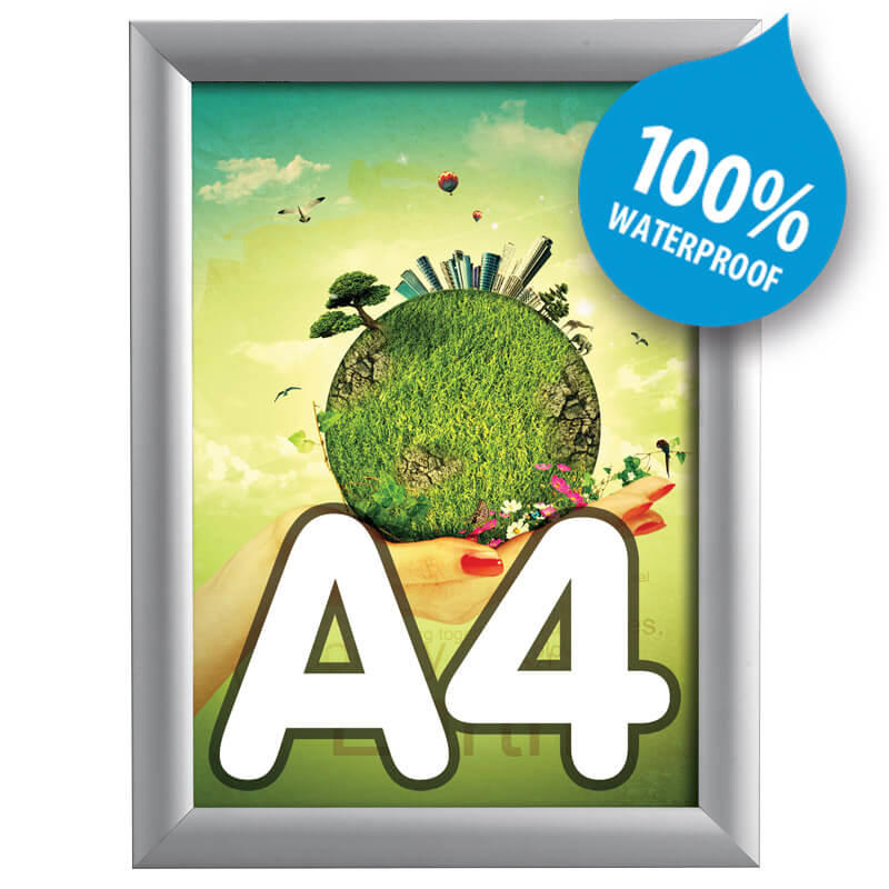 Snapramme TWIN Light A4 vandtæt alu