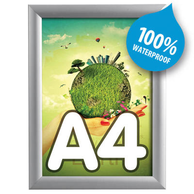 Snapramme TWIN Light A4 vandtæt alu