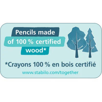 Blyant Stabilo All 8041 blå pk./12