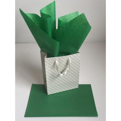 Silkepapir 48x36cm 17g mørk grøn pk./480