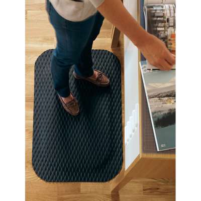 Arbejdsmåtte Yoga Fashion nitril sort 580x830mm