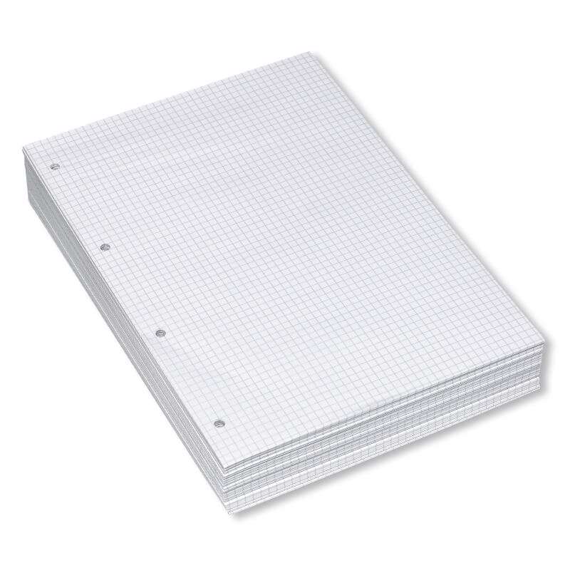 Konferenceblok 4 hul kvadr. topl. 60g hvid A4 /25 bl. /20 st