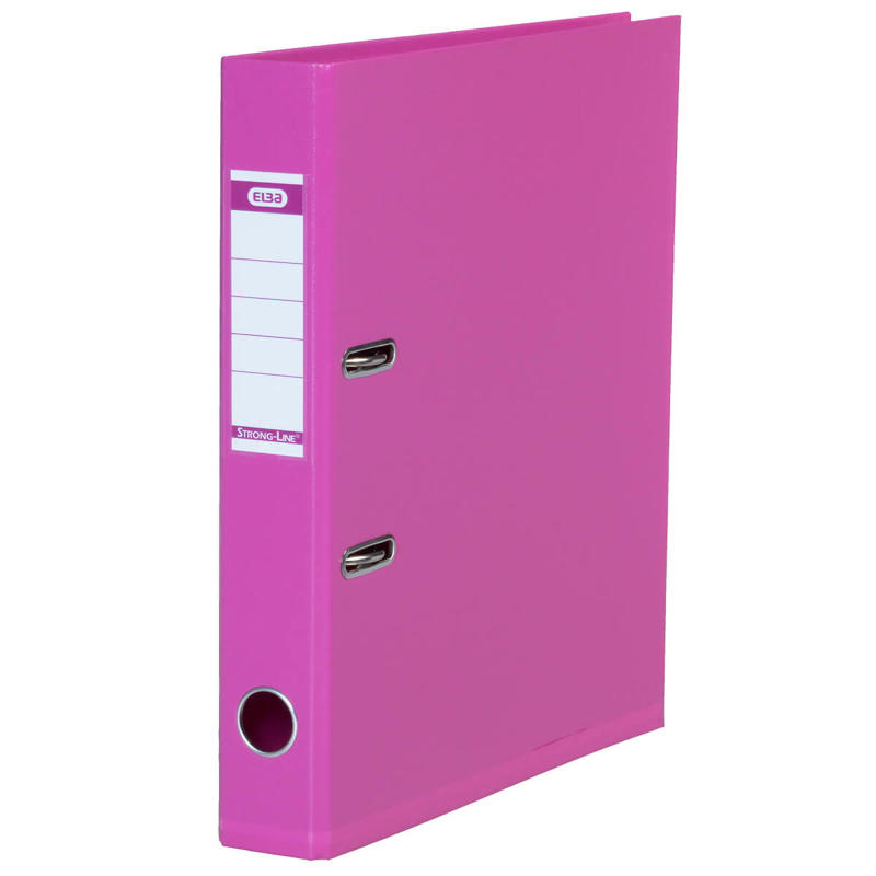 Brevordner ELBA PP A4 pink smal 1415-19