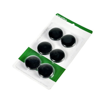 Magneter BNT sort Ø30mm blister 6stk/pak