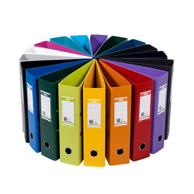 Brevordner ELBA PP A4 gul bred 1414-06