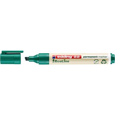 Marker Edding 22 EcoLine grøn perm. 1-5mm