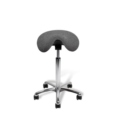 Sadelstol Vela Samba 400 stof sort