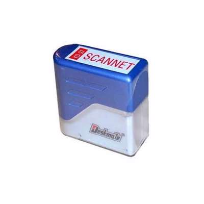 Stempel Deskmate m/tekst Scannet