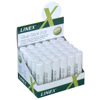 Limstift Linex 8 g t/papir og foto m.v.