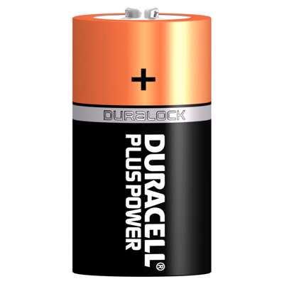 Batteri Duracell Plus Power C 2stk/pak