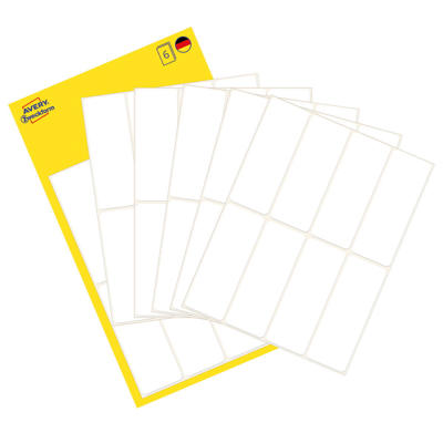 Etiket Avery hvid 50x19mm 48stk/pk 3079